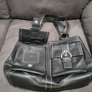 Coach Leather Shoulder Bag